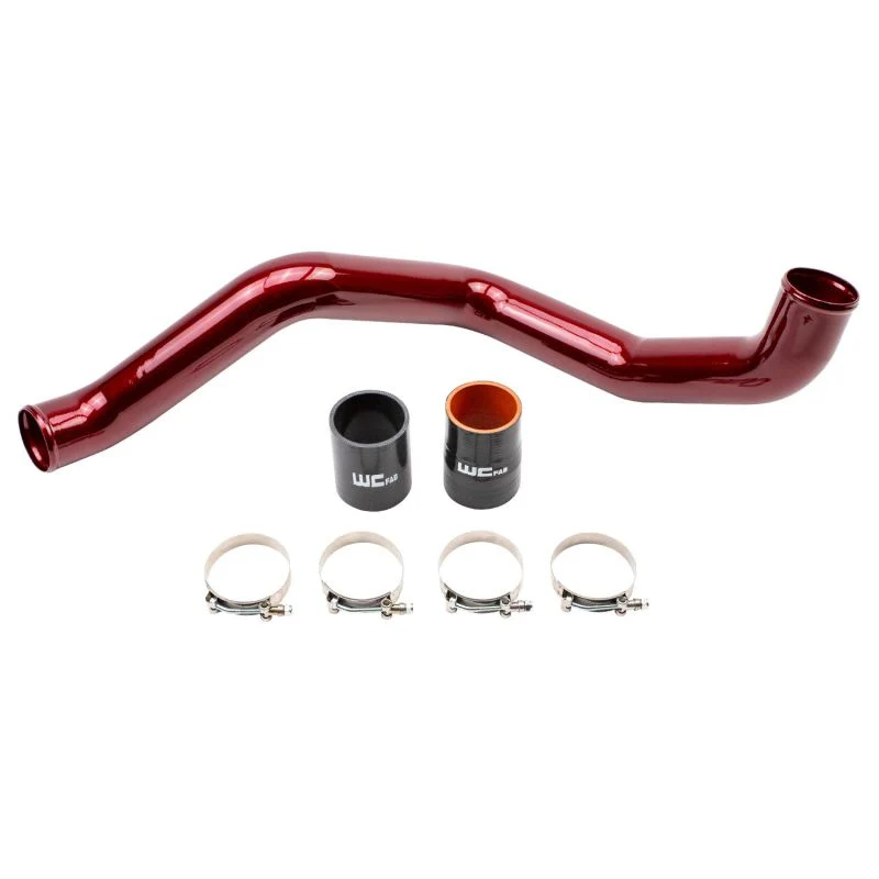 Wehrli 20-24 Chevrolet 6.6L L5P Duramax Driver Side 3in Intercooler Pipe - WCFab Red - Image 2