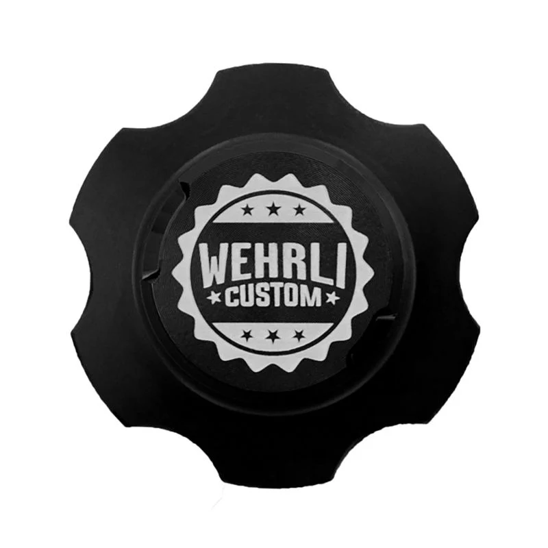 Wehrli 2001+ GM Duramax LB7/LLY/LBZ/LMM/LML/L5P Billet Oil Fill Cap - Black Anodized - Image 4