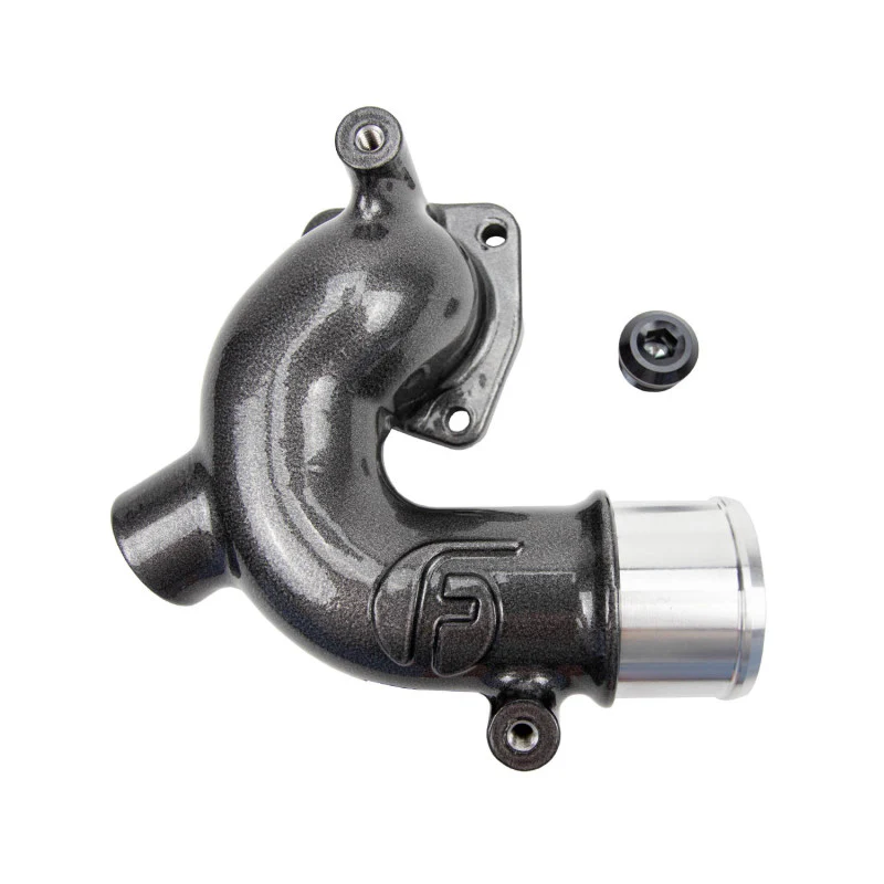 Wehrli 98-18 Dodge / Ram Cummins 5.9L/6.7L WCFab X Fleece Thermostat Housing - Gloss Black - Image 3