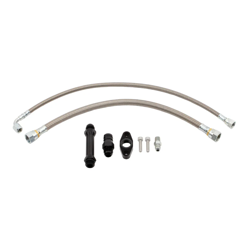 Wehrli Cummins High Mount 2nd Gen Turbo Swap Oil Line Kit - Image 2