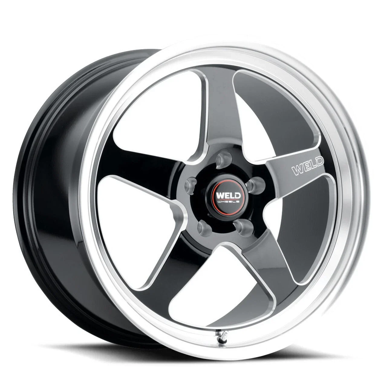 Weld 17x10 Ventura Drag 5x114.3 ET49 BS 7.42 Gloss BLK MIL DIA 78.1