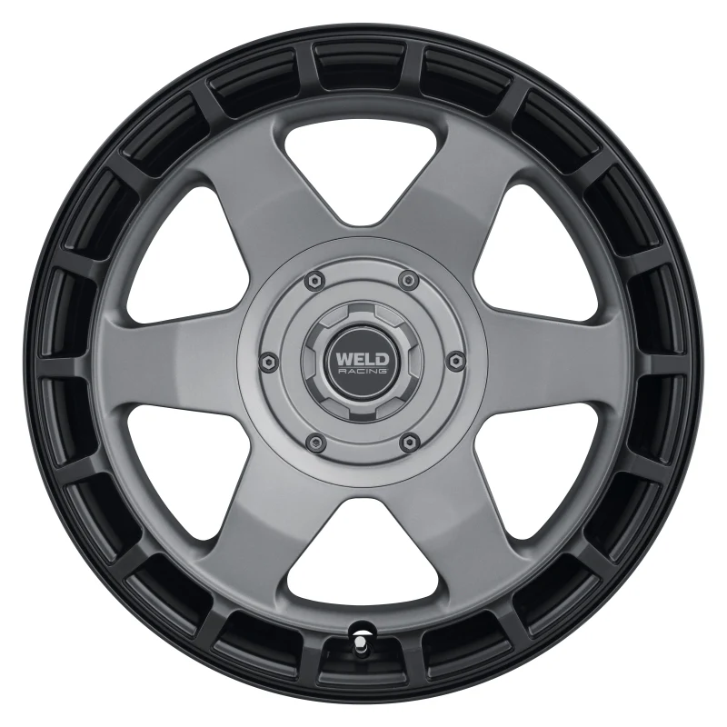 Weld Off-Road Ridge 20x9 - 6x135 / 6x139.7 BP - ET0 - 106.1mm CB - Satin Gunmetal Wheel (Black Ring) - Image 3