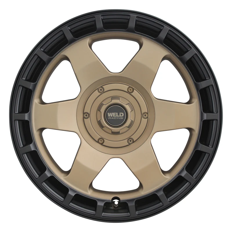 Weld Off-Road Ridge 20x9 - 8x170 BP - ET0 - 125.1mm CB - Satin Bronze Wheel (Black Ring)
