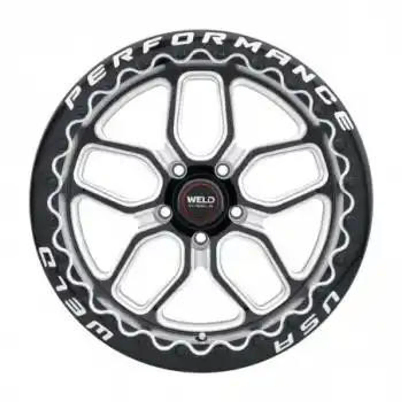 Weld Racing 17x10 Laguna Drag 5x120 ET42 BS7.2 Gloss BLK MIL DIA 78.1 - Image 2