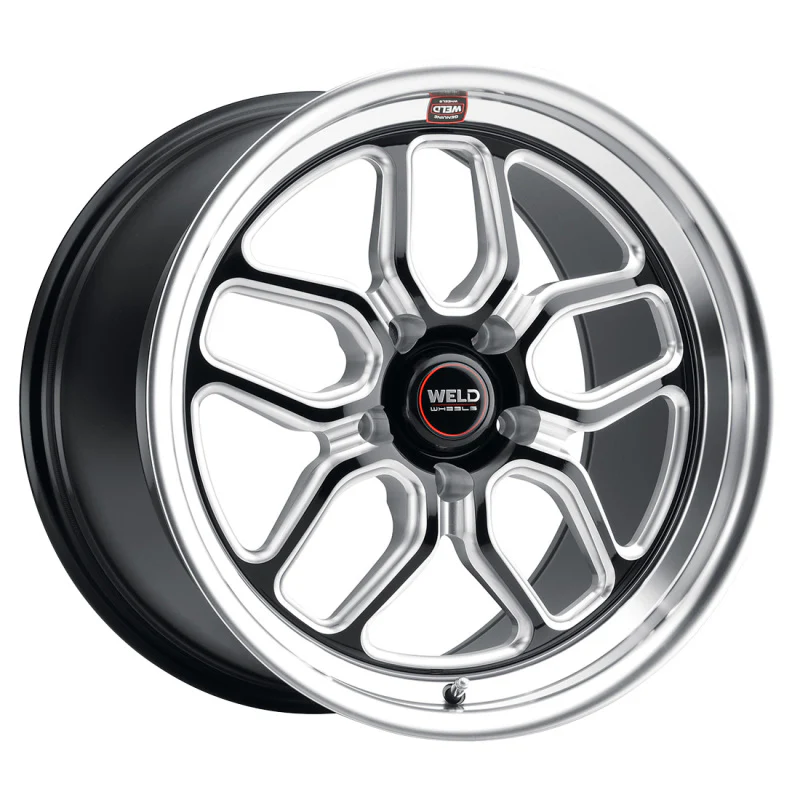 Weld Racing 18x9 Laguna Bead Lock 5x114.3 ET29 BS6.1 Gloss BLK MIL DIA 72.56 - Image 2
