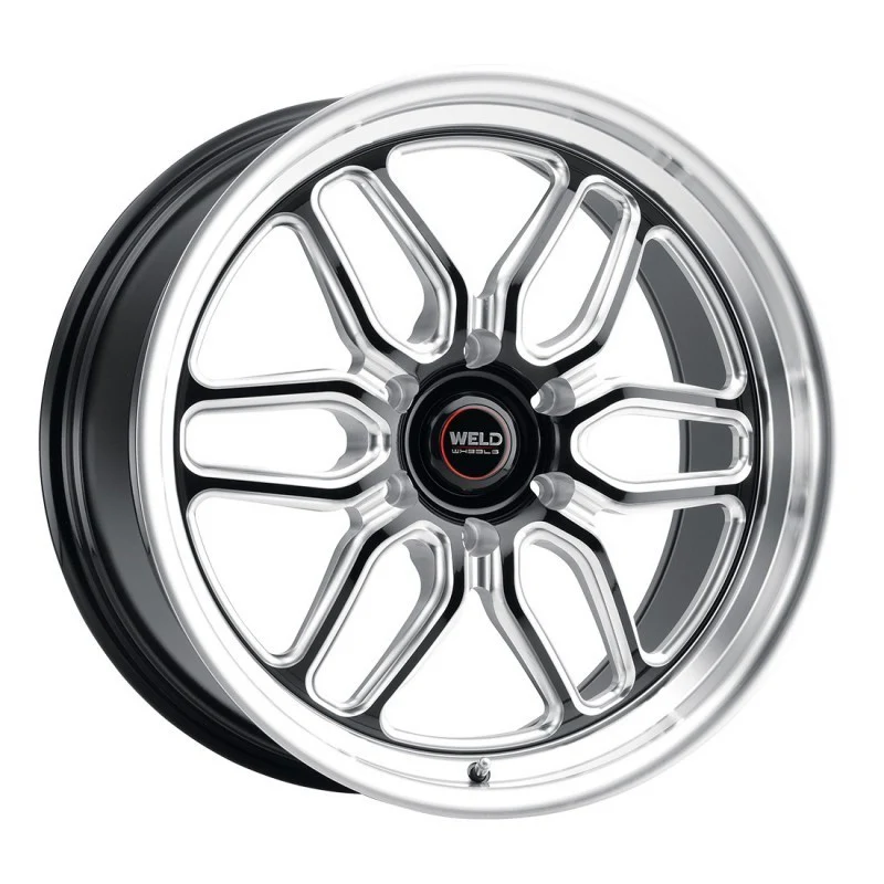 Weld Racing 20x10 Laguna 6 Drag 6x139.7 ET38 BS7.00 Gloss BLK MIL DIA 106.1 - Image 2