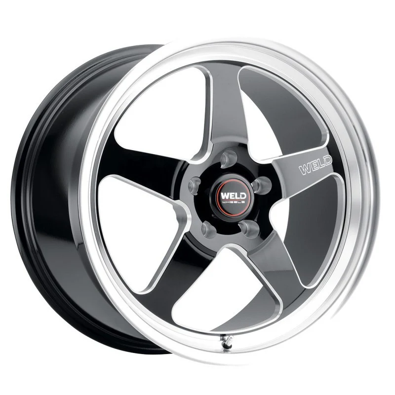 Weld S104 22x8.5 Ventura 5x127 ET06 BS5.00 Gloss BLK MIL DIA 78.1 - Image 3