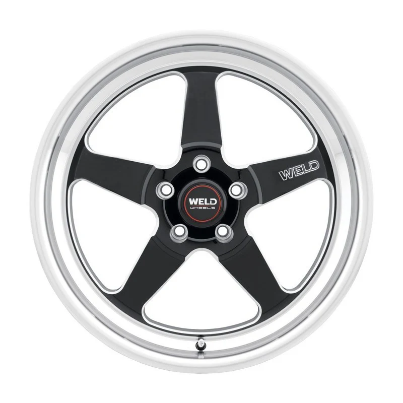 Weld S155 17x10 Ventura Drag 5x115 ET30 BS6.70 Gloss BLK MIL DIA 78.1 - Image 2