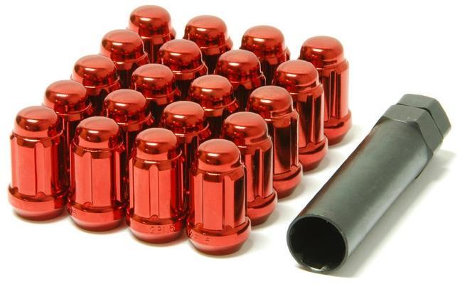 Wheel Mate Muteki Closed End Lug Nuts - Red 12x1.50 - Image 2