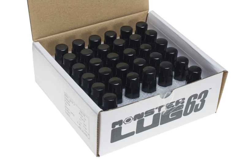Wheel Mate Muteki HR38 Open End Lug Nuts 12x1.25 Black Chrome / Yellow Ring - Image 2