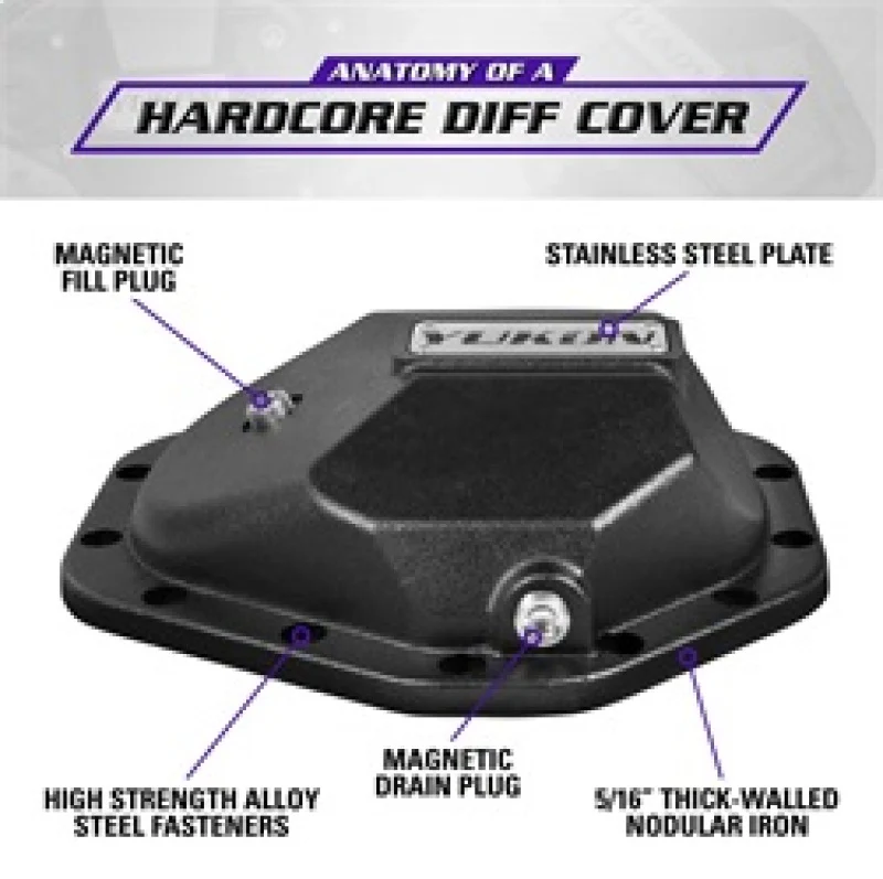 Yukon Gear Hardcore Diff Cover for 14 Bolt GM Rear w/ 8mm Cover Bolts - Image 7