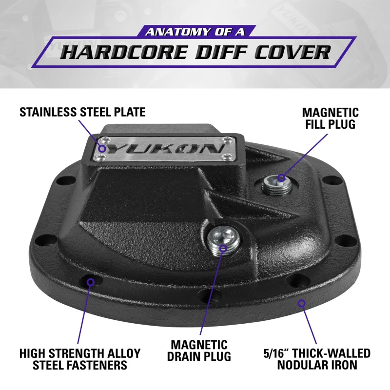 Yukon Gear Hardcore Diff Cover for Dana 30/Super 30 - Image 6