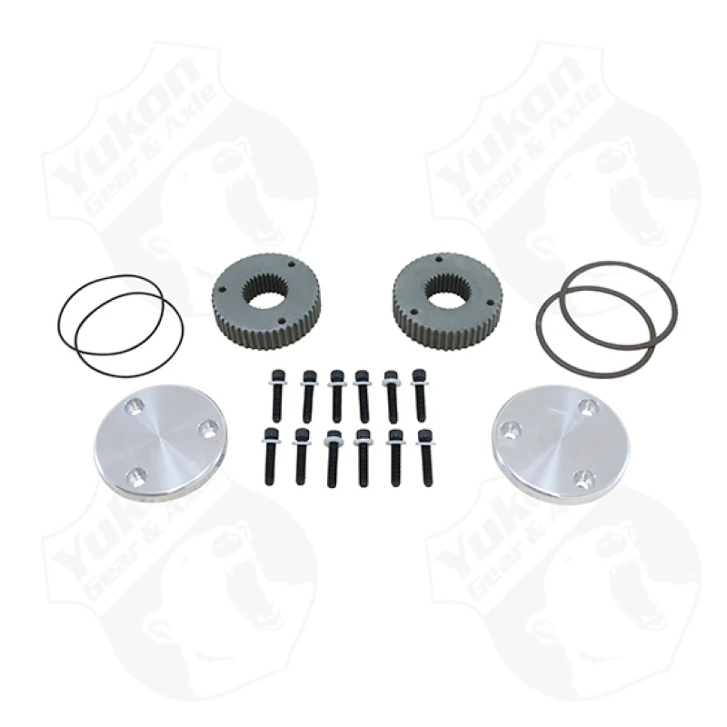 Yukon Gear Hardcore Drive Flange Kit For Dana 60 / 30 Spline Outer Stubs. Non-Engraved Caps - Image 2